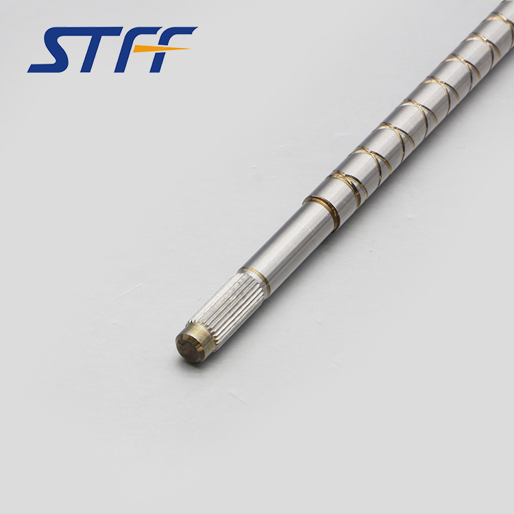 China micro shaft factory double screw