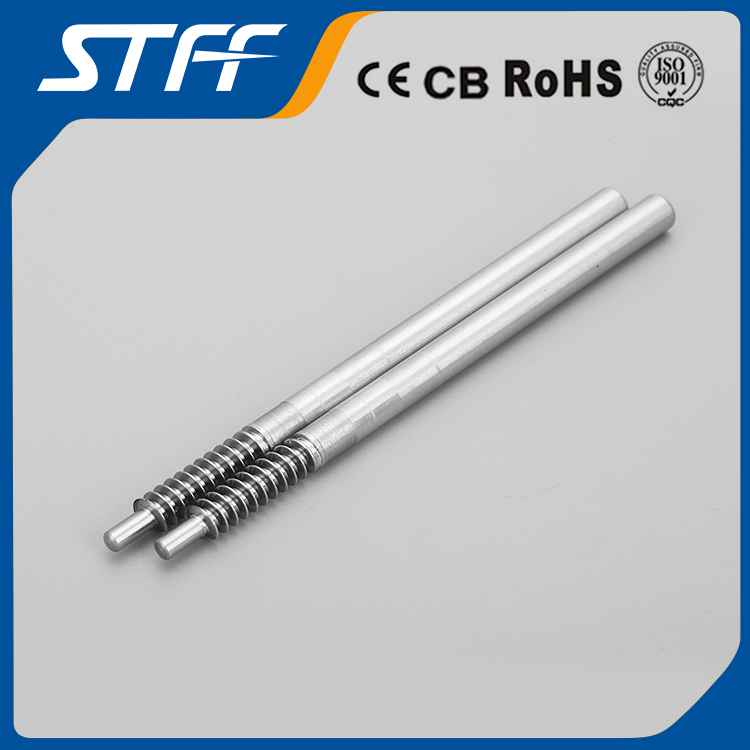 Auto glass lifting motor shafts high precision worm shafts